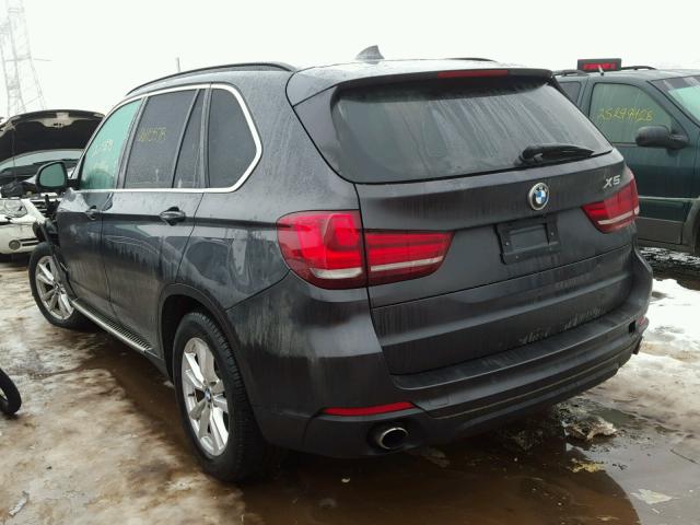 5UXKR0C58E0H20130 - 2014 BMW X5 XDRIVE3 CHARCOAL photo 3