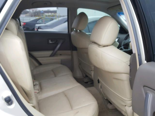 JNRAS08U58X100748 - 2008 INFINITI FX35 BEIGE photo 6