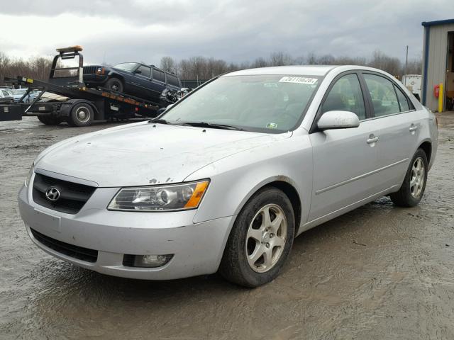 5NPEU46F76H124968 - 2006 HYUNDAI SONATA GLS SILVER photo 2