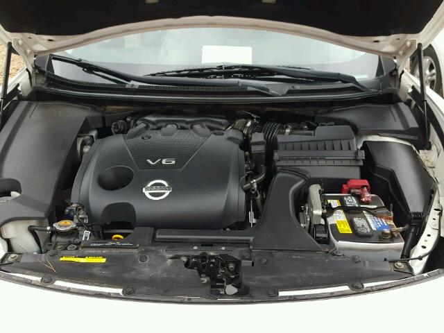 1N4AA5AP9EC435783 - 2014 NISSAN MAXIMA S WHITE photo 7