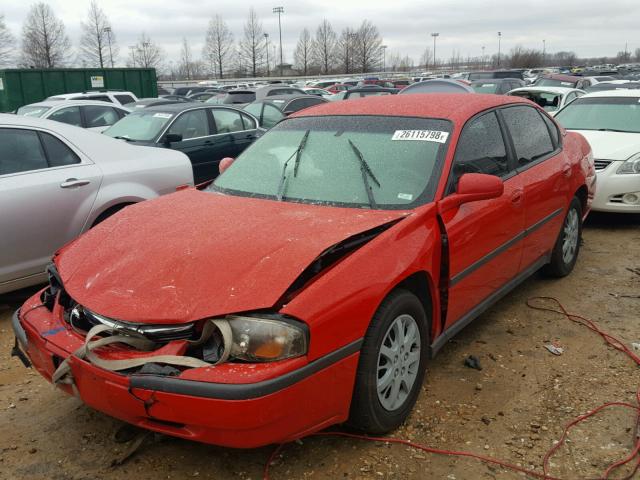 2G1WF52E959344513 - 2005 CHEVROLET IMPALA 红色 照片 2