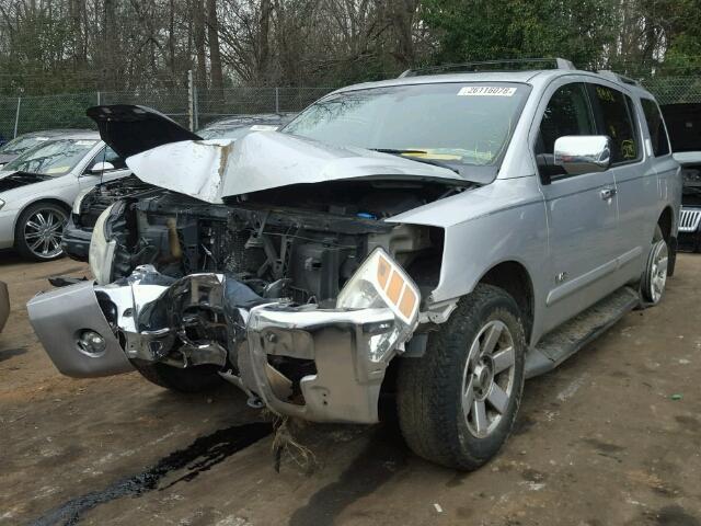 5N1AA08B76N728509 - 2006 NISSAN ARMADA SE GRAY photo 2