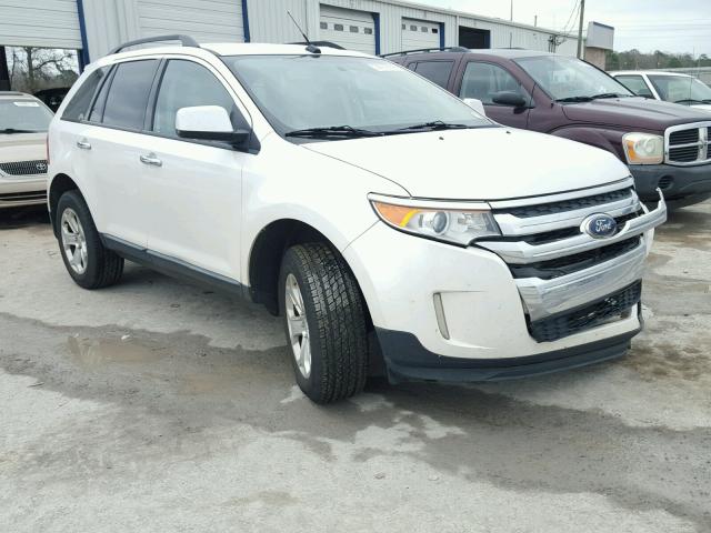 2FMDK3JC1BBA58945 - 2011 FORD EDGE SEL WHITE photo 1