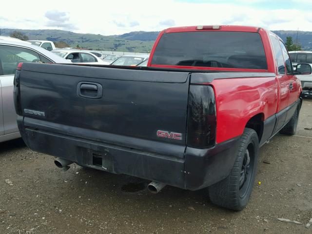 2GTEC19T4X1508907 - 1999 GMC NEW SIERRA RED photo 4