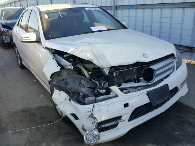 WDDGF5EB2BR162026 - 2011 MERCEDES-BENZ C 300 WHITE photo 1