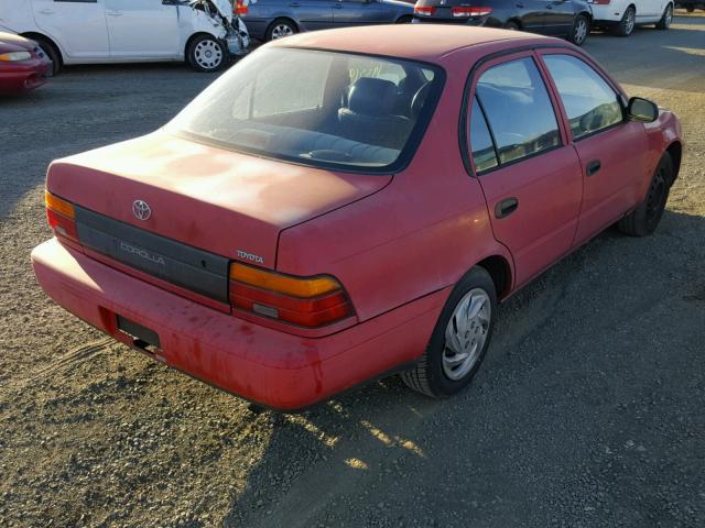 1NXAE04B0RZ208074 - 1994 TOYOTA COROLLA RED photo 4