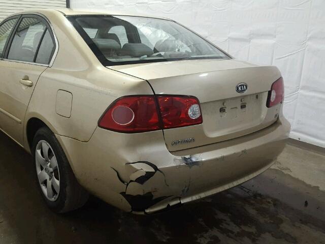 KNAGE123875119809 - 2007 KIA OPTIMA GOLD photo 9