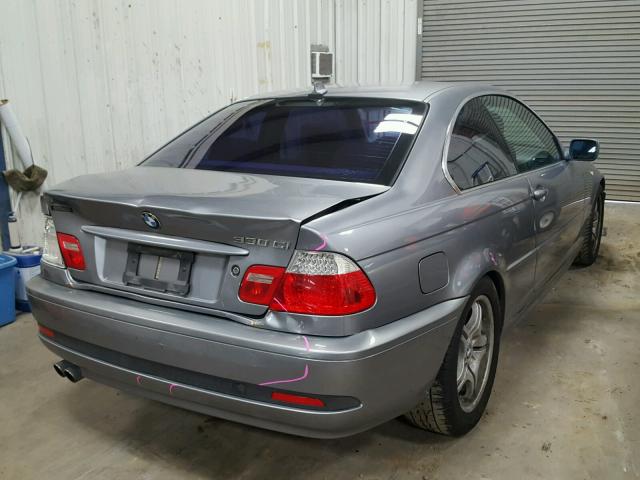 WBABD53494PL13146 - 2004 BMW 330 CI GRAY photo 4