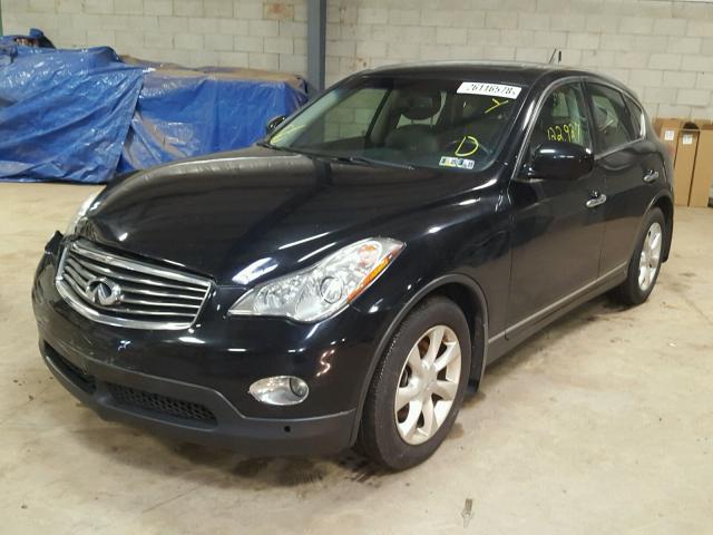 JN1AJ0HR3AM751966 - 2010 INFINITI EX35 BASE BLACK photo 2