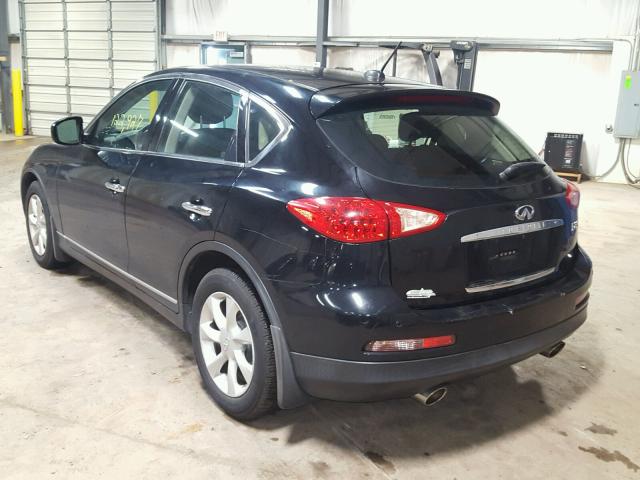 JN1AJ0HR3AM751966 - 2010 INFINITI EX35 BASE BLACK photo 3