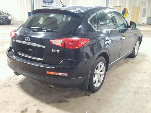 JN1AJ0HR3AM751966 - 2010 INFINITI EX35 BASE BLACK photo 4