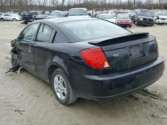1G8AN12F83Z195353 - 2003 SATURN ION LEVEL BLACK photo 3