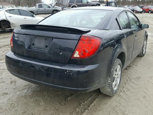1G8AN12F83Z195353 - 2003 SATURN ION LEVEL BLACK photo 4