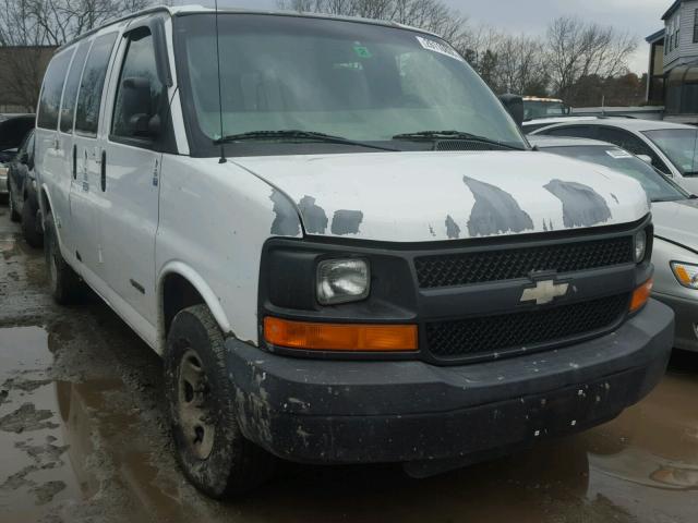 1GAGG25V961227581 - 2006 CHEVROLET EXPRESS G2 WHITE photo 1