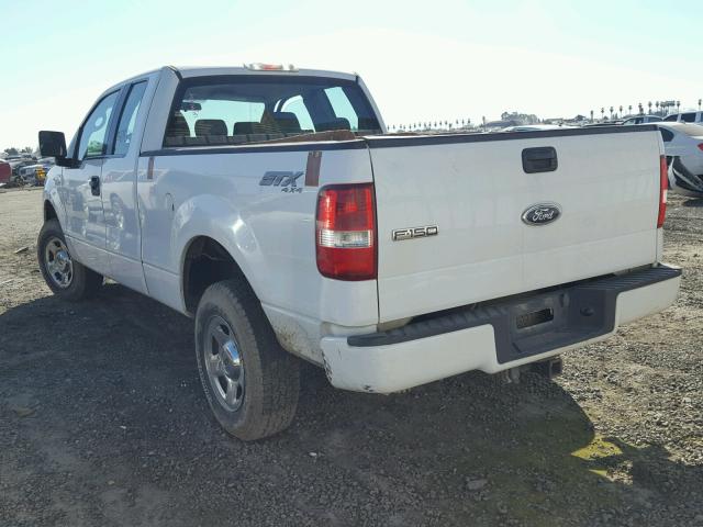 1FTRX14W95NB15780 - 2005 FORD F150 WHITE photo 3