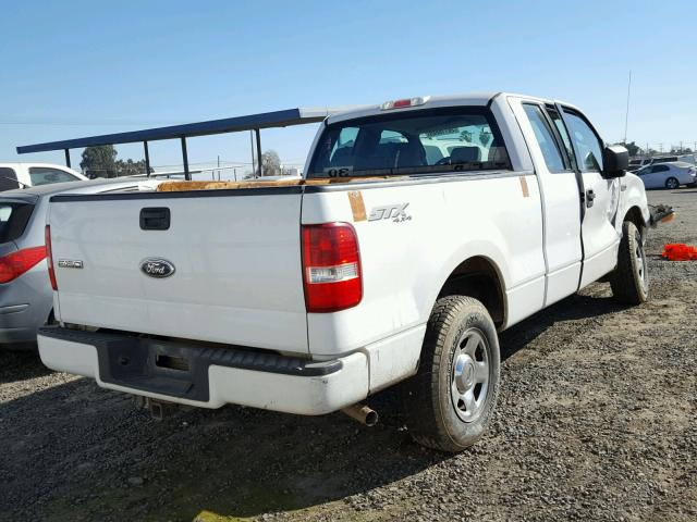 1FTRX14W95NB15780 - 2005 FORD F150 WHITE photo 4