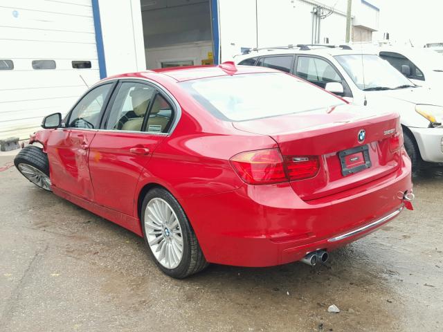 WBA3A5C59DF358342 - 2013 BMW 328 I RED photo 3