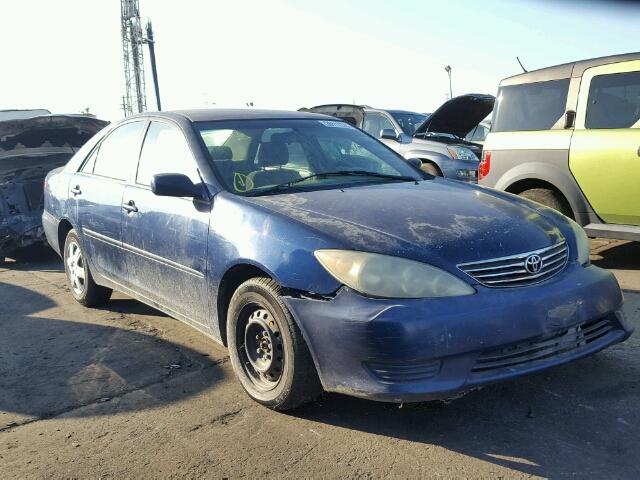 4T1BE32K15U387101 - 2005 TOYOTA CAMRY LE BLUE photo 1