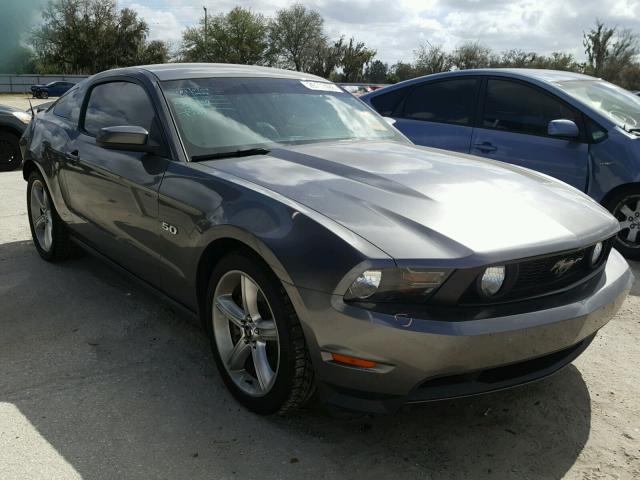 1ZVBP8CF3B5119182 - 2011 FORD MUSTANG GT GRAY photo 1