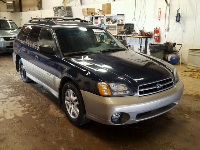 4S3BH6755Y7668725 - 2000 SUBARU LEGACY OUT BLUE photo 1