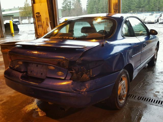 3FAKP1135XR107645 - 1999 FORD ESCORT ZX2 BLUE photo 4