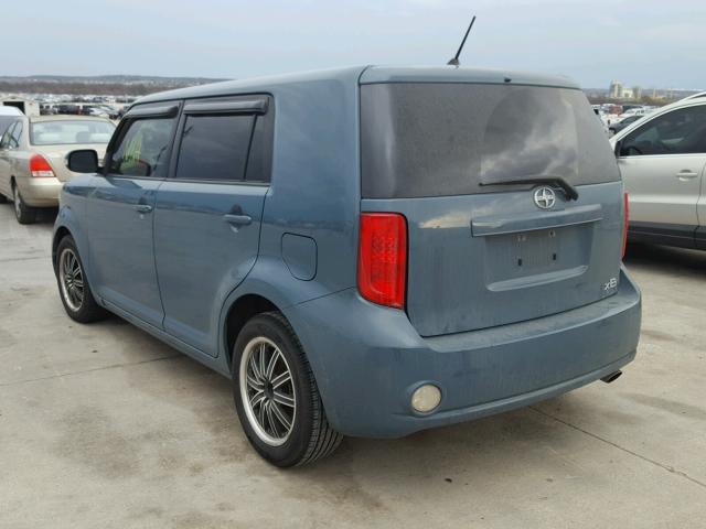 JTLZE4FE1A1102121 - 2010 TOYOTA SCION XB BLUE photo 3