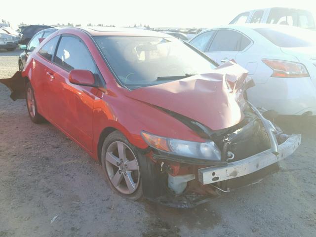 2HGFG12857H529336 - 2007 HONDA CIVIC EX RED photo 1