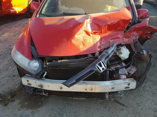 2HGFG12857H529336 - 2007 HONDA CIVIC EX RED photo 7