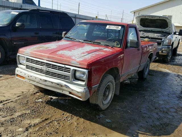 1GCCS14R5M8294766 - 1991 CHEVROLET S TRUCK S1 RED photo 2