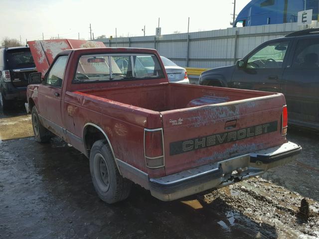 1GCCS14R5M8294766 - 1991 CHEVROLET S TRUCK S1 RED photo 3