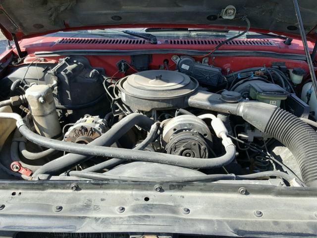 1GCCS14R5M8294766 - 1991 CHEVROLET S TRUCK S1 RED photo 7