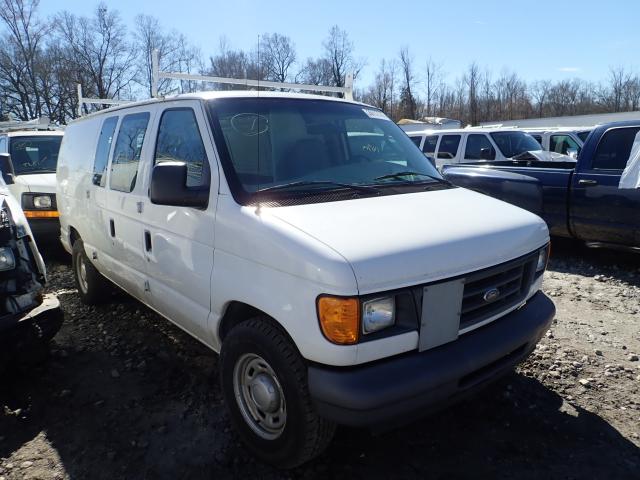 1FTRE14W36DA80215 - 2006 FORD ECONOLINE WHITE photo 1