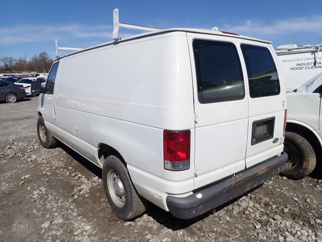 1FTRE14W36DA80215 - 2006 FORD ECONOLINE WHITE photo 3