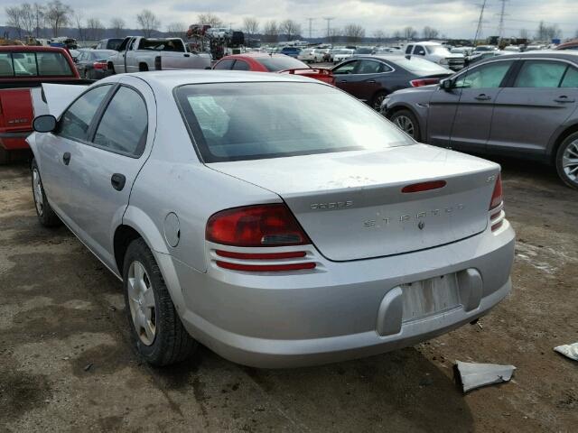 1B3EL36XX3N543044 - 2003 DODGE STRATUS SE SILVER photo 3