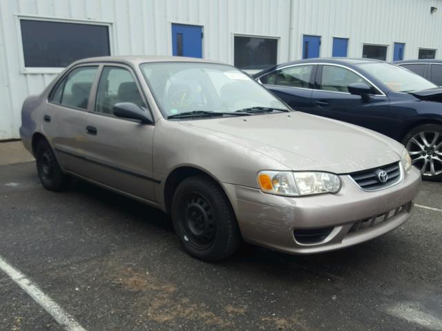 2T1BR12E31C423658 - 2001 TOYOTA COROLLA CE TAN photo 1