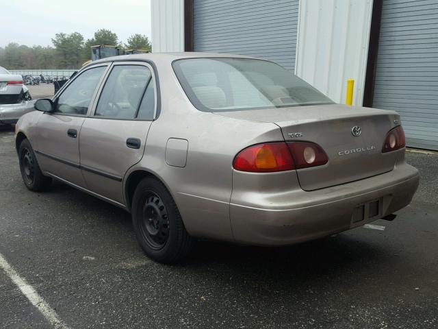 2T1BR12E31C423658 - 2001 TOYOTA COROLLA CE TAN photo 3