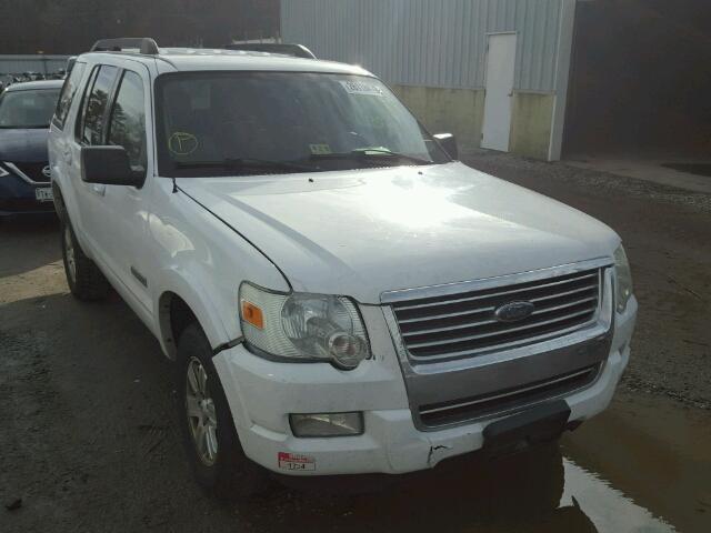 1FMEU73E68UA90734 - 2008 FORD EXPLORER X WHITE photo 1