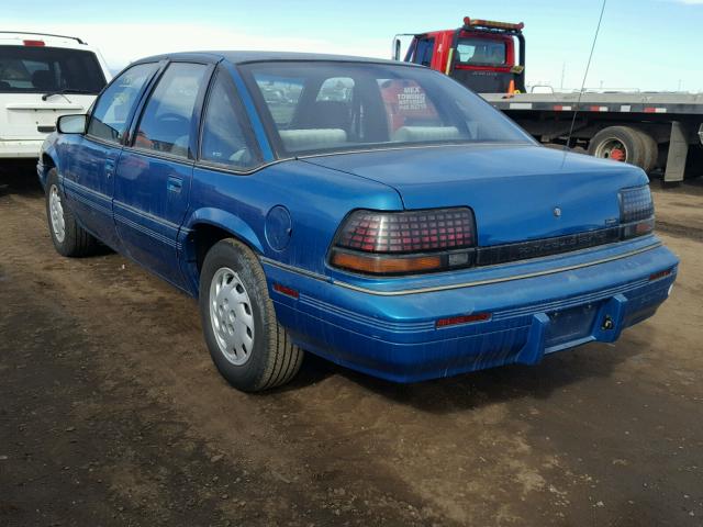 1G2WH54T8PF296899 - 1993 PONTIAC GRAND PRIX TEAL photo 3