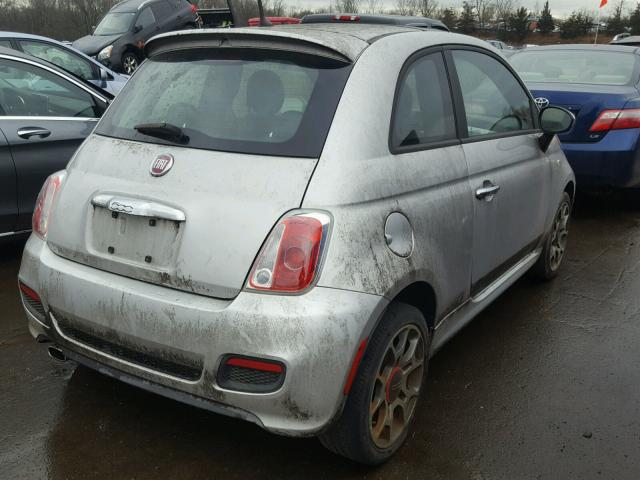 3C3CFFBR6CT340274 - 2012 FIAT 500 SPORT SILVER photo 3