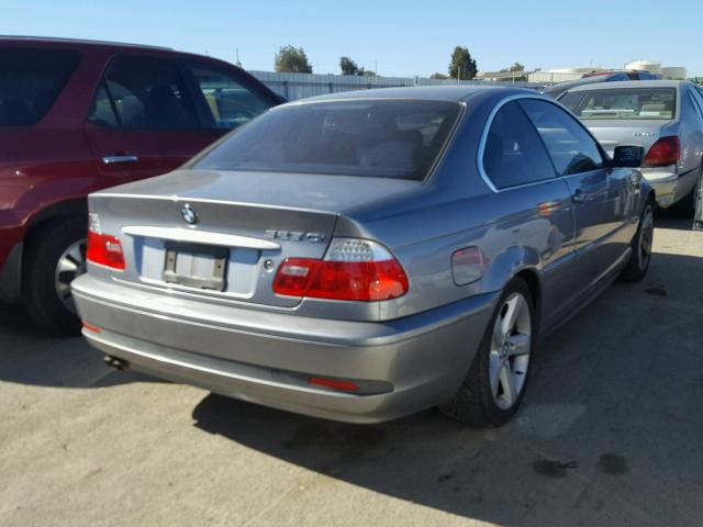 WBABD33485PL07411 - 2005 BMW 325 CI SILVER photo 4