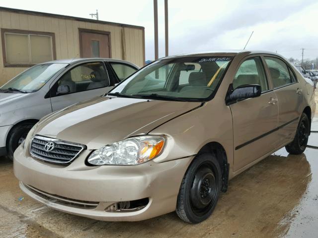 1NXBR32EX6Z632185 - 2006 TOYOTA COROLLA CE TAN photo 2