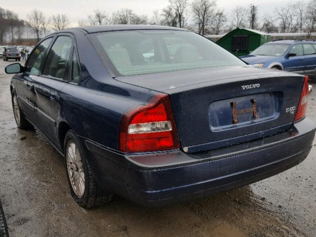 YV1TS90D5Y1090812 - 2000 VOLVO S80 T6 TUR BLUE photo 3