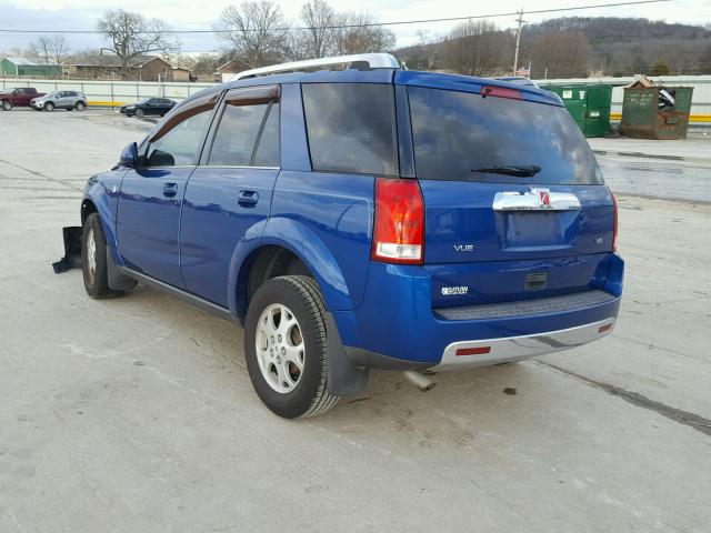 5GZCZ53416S852626 - 2006 SATURN VUE BLUE photo 3