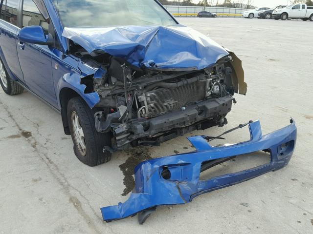 5GZCZ53416S852626 - 2006 SATURN VUE BLUE photo 9