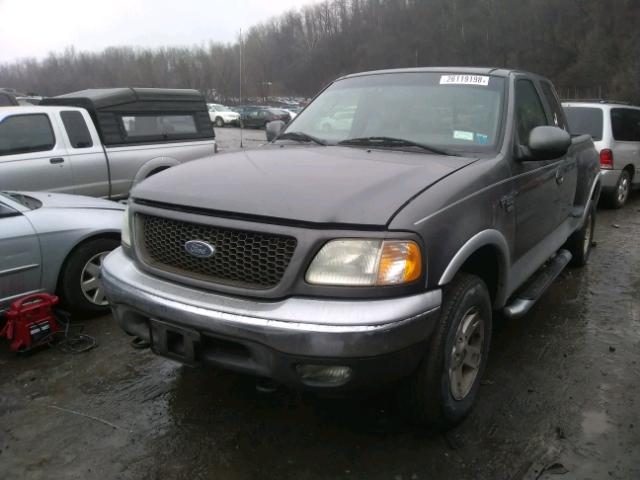 2FTRX08L62CA71619 - 2002 FORD F150 GRAY photo 2