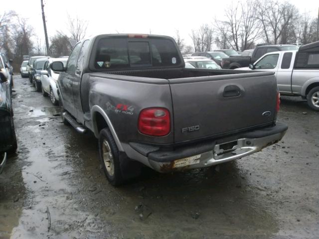 2FTRX08L62CA71619 - 2002 FORD F150 GRAY photo 3