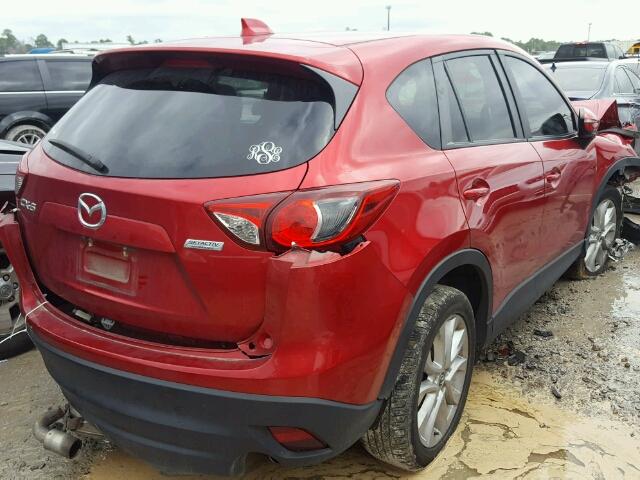 JM3KE2DY5F0502749 - 2015 MAZDA CX-5 GT RED photo 4