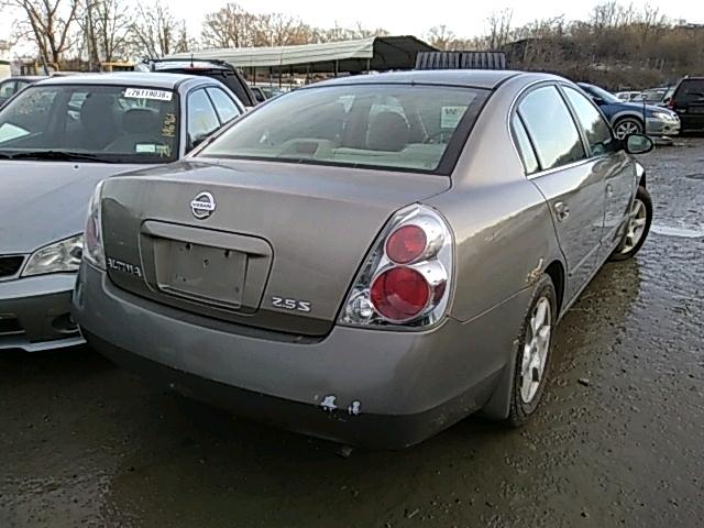 1N4AL11D75C335304 - 2005 NISSAN ALTIMA S GRAY photo 4