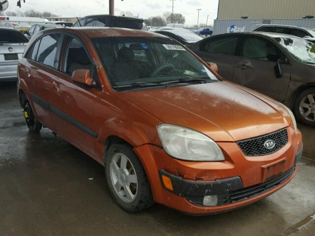 KNADE163X66139131 - 2006 KIA RIO 5 ORANGE photo 1