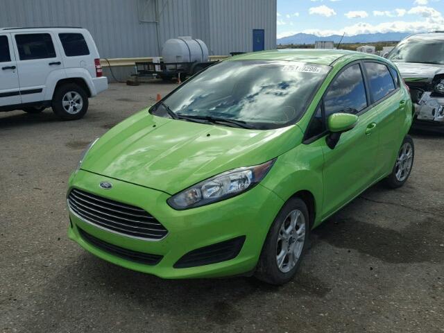 3FADP4EJ4EM217079 - 2014 FORD FIESTA SE GREEN photo 2